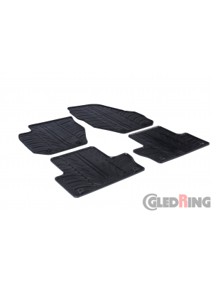 Original Gledring Passform Fußmatten Gummimatten 4 Tlg.+Fixing - Volvo XC60 2008->04.2017